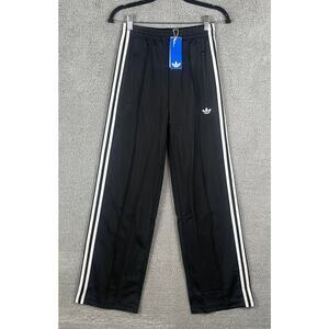 Adidas Originals Women's X-Small Black White 100% Polyester Firebird Track Pants